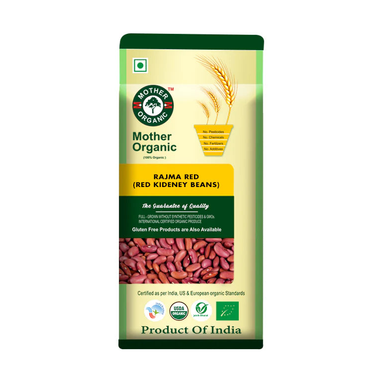 Red Rajma - Mother Organic - 500gm