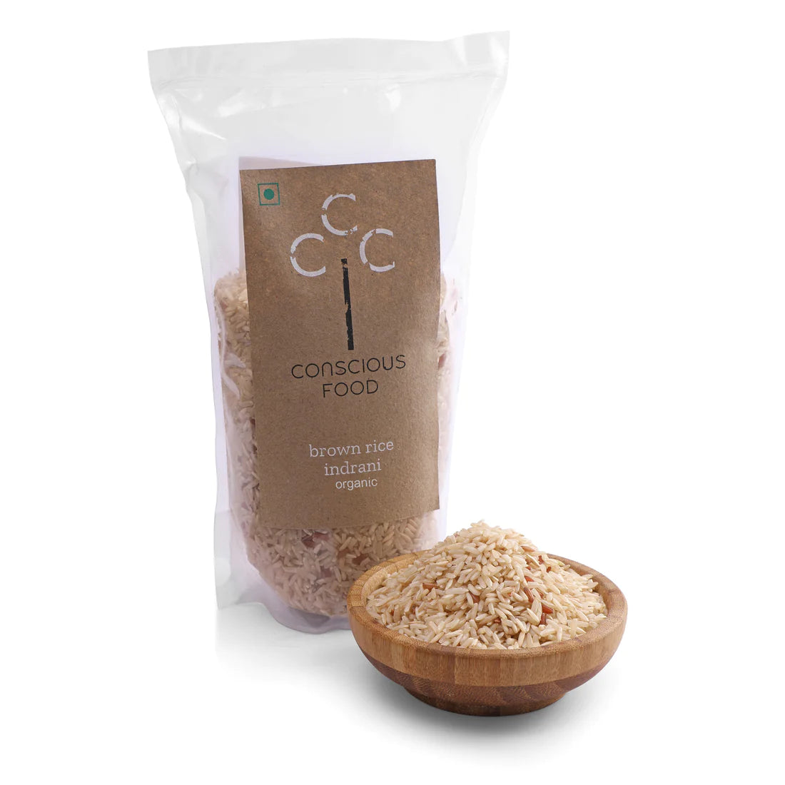 Rice | Brown Rice Indrani - Conscious Food - 500gm