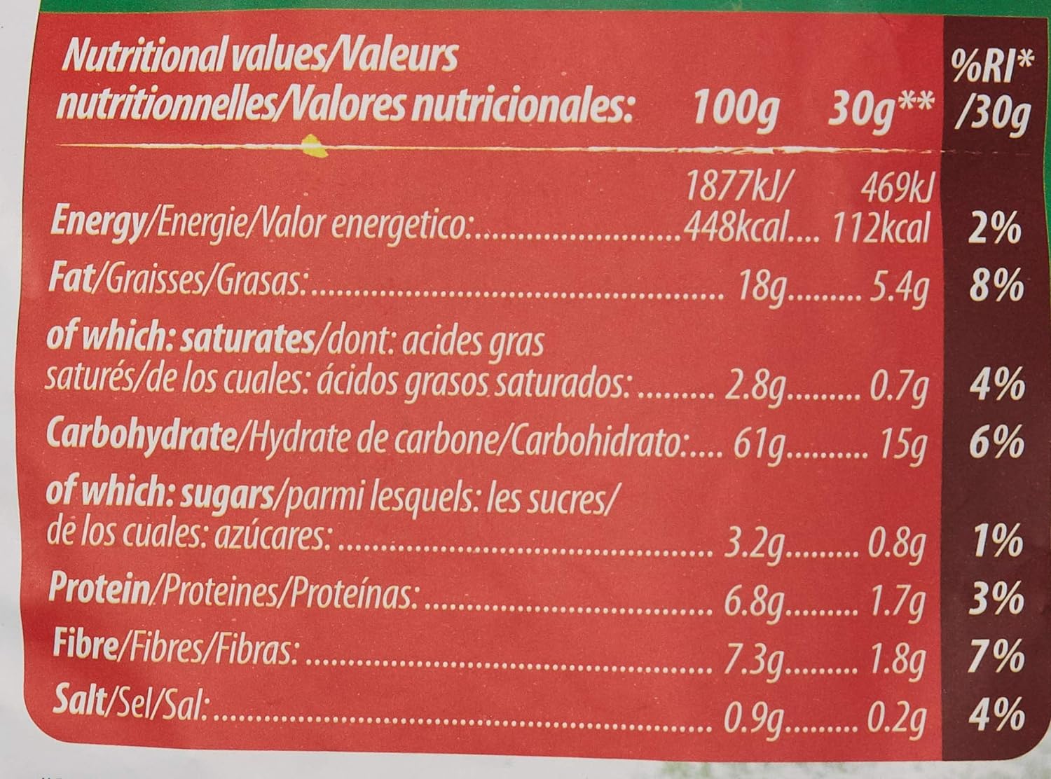 Chips | Brown Rice Chips With Paprika – Gluten Free, Half Fat, Not Fried & Whole Grains With Olive Oil – Riceup – 60gm