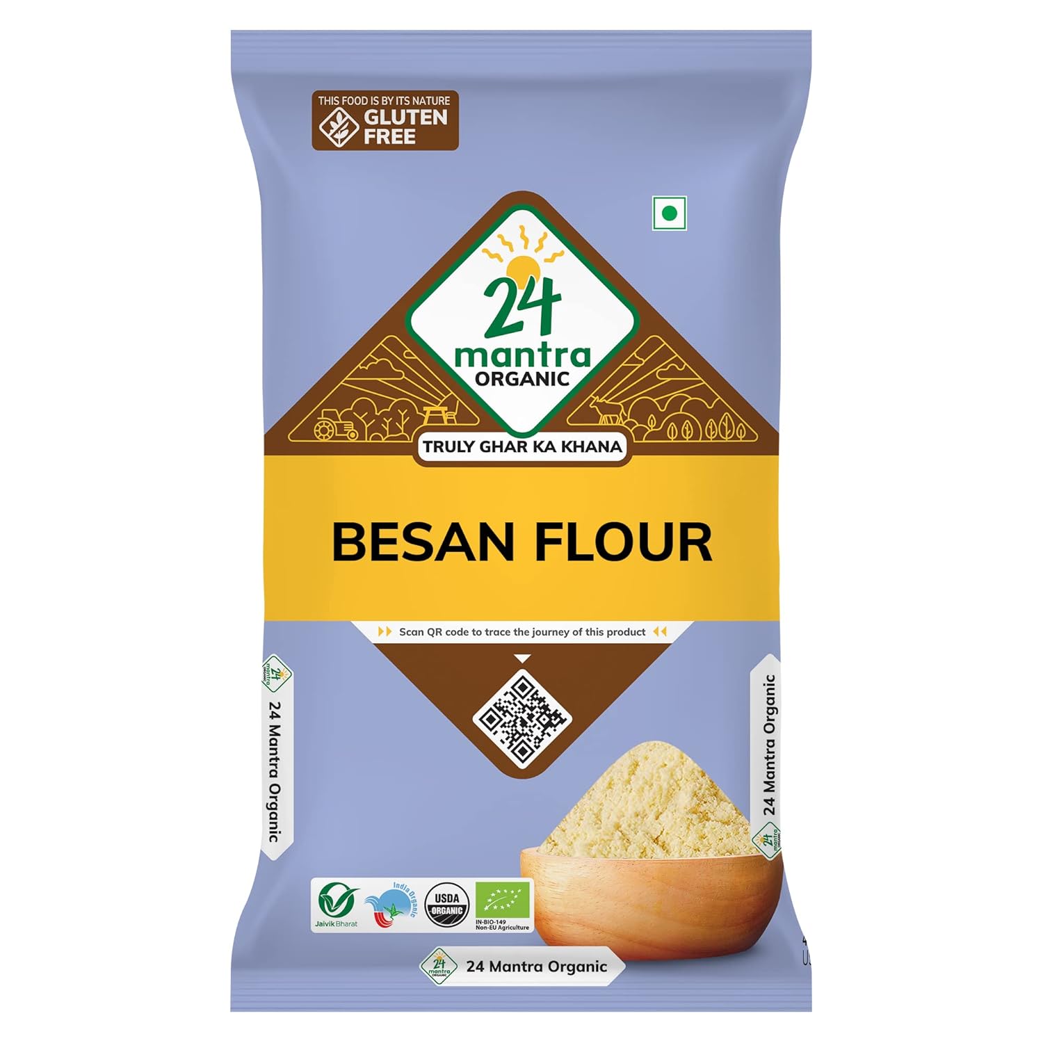 Rice Flour - Gluten Free – 24 Mantra – 500gm