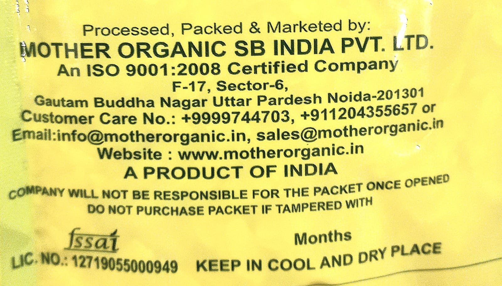 Poha | Rice Poha - USDA Oragnic - Mother Organic - 500gm