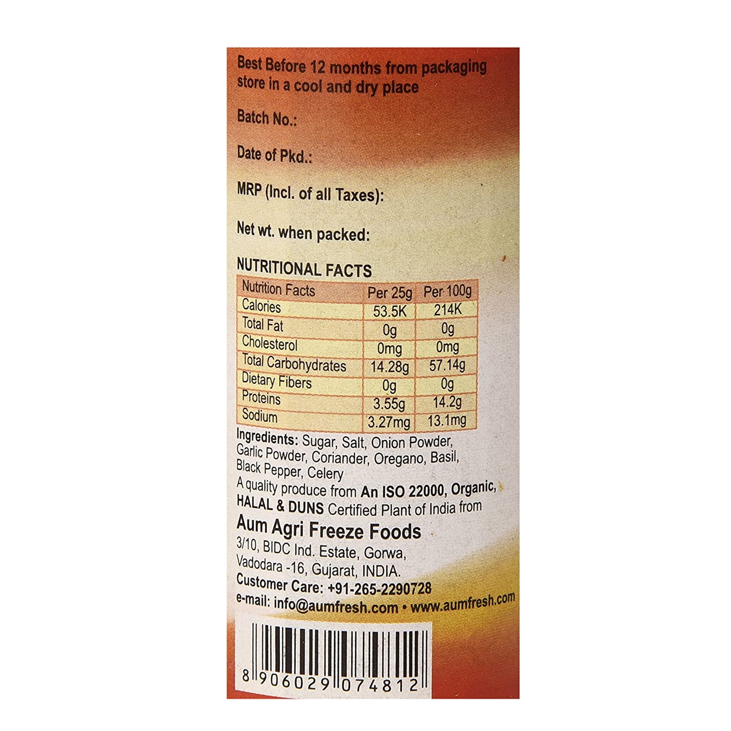 Roasted Meat Seasoning – Aum Fresh – 35gm