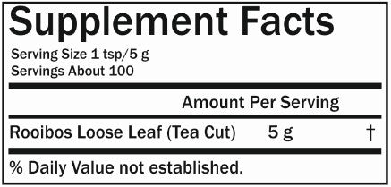 Rooibos Loose Leaf Infusion Tea – Organic - Grenera – 250gm