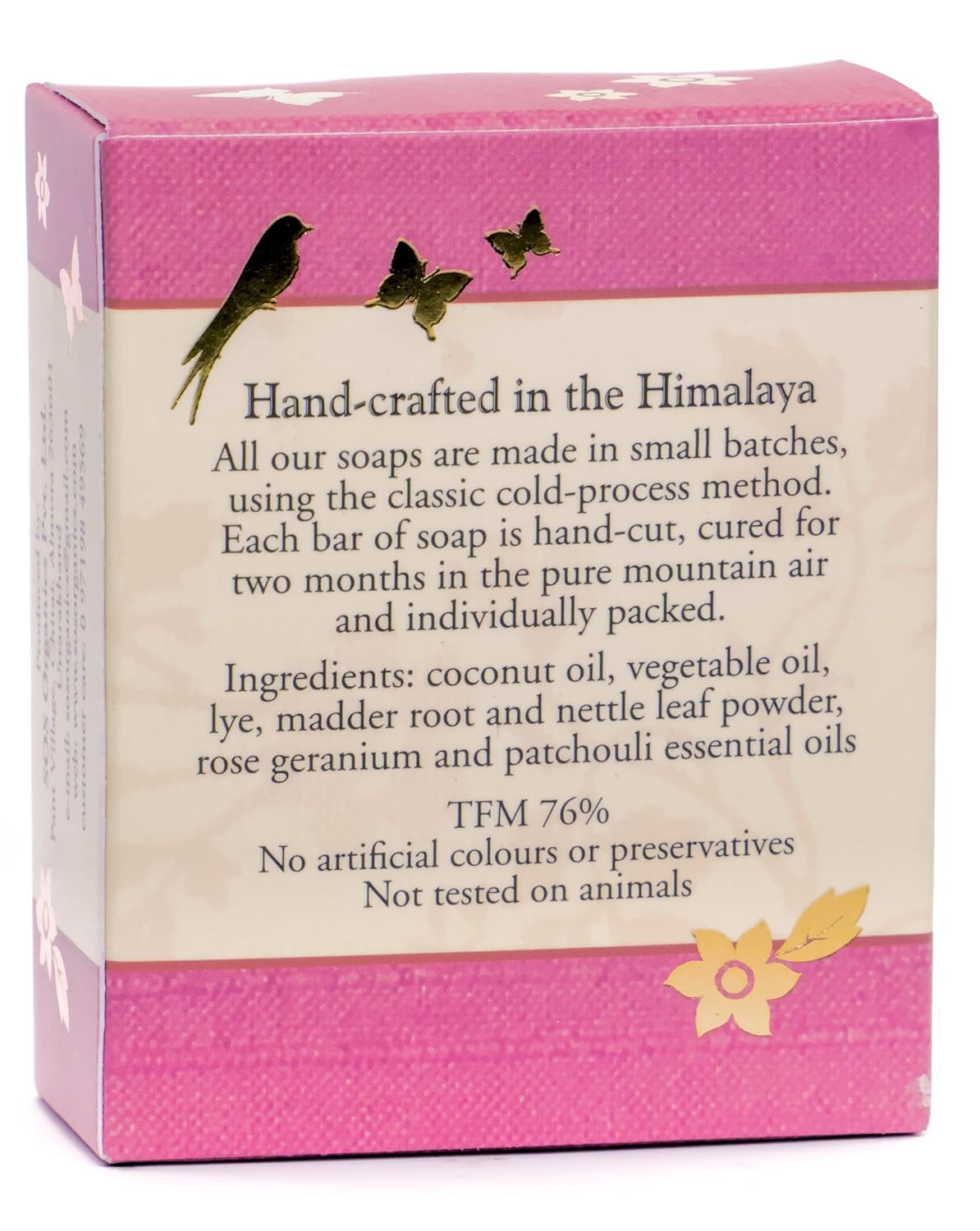 Rose Germanium Soap - SOS Organics - 100gm