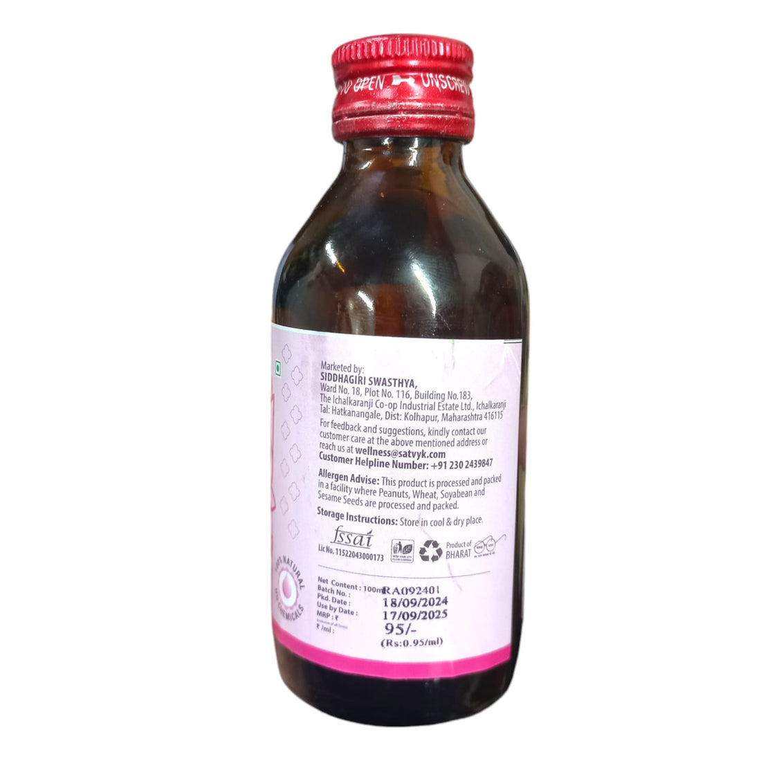 Rose Water | Gulab Ark - Satvyk - 100ml