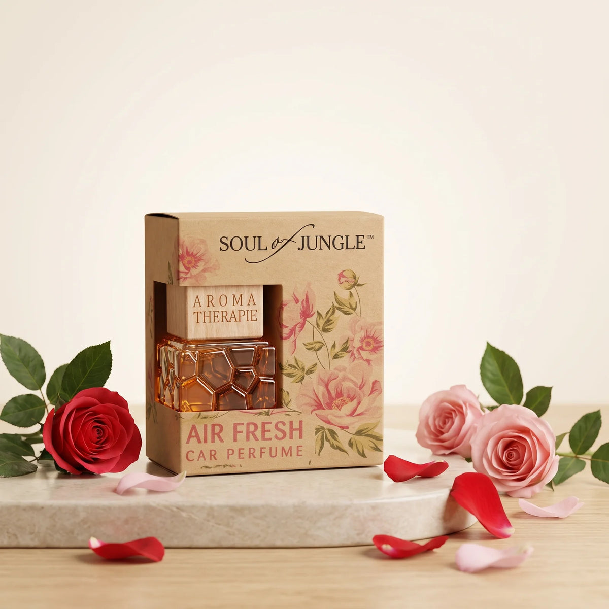Perfumes | Car Perfume (Rose) - Long Lasting Freshness -Soul Of Jungle-10ml
