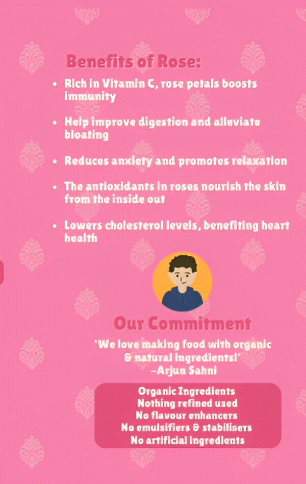 Ladoo | Rose Ladoo – Organic Ingredients – Vegan, Gluten Free, No Flavour Enhancer, No Emulsifiers And Stabilisers & Refined Sugar Free – Nature’s Soul – 250gm