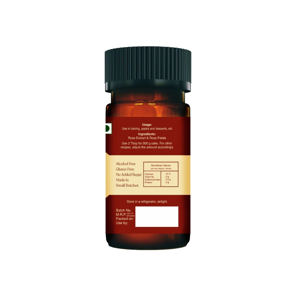 Rose Petal Paste | All Natural – Vegan, Gluten Free, Alcohol Free, No Added Sugar & No Added Preservatives – Carmine County – 10gm