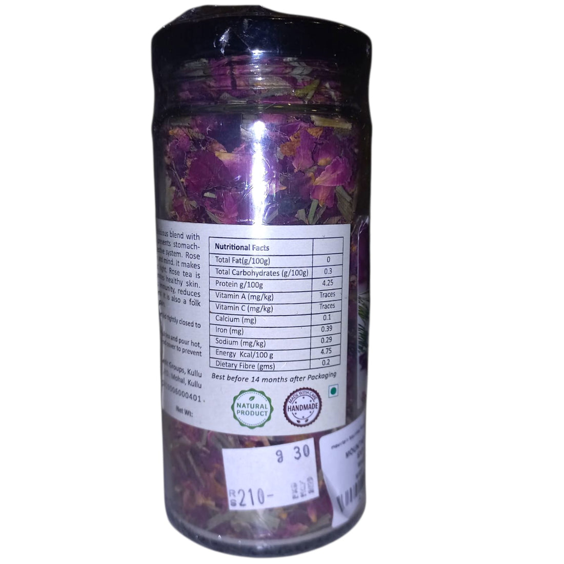 Tea | Rose & Lemongrass Tea - Mountain Bounties - 100gm