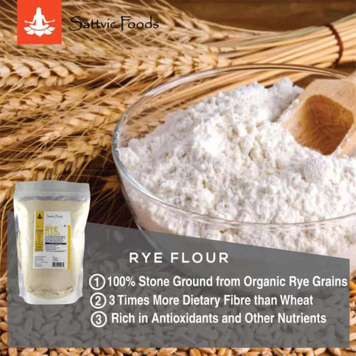 Rye Flour - Sattvic Foods - 400gm