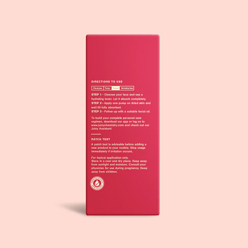 BHA Clarifying Serum |  - (Salicin & Curcumin) - Controls Acne , Blemishes Clarifies Pores - Handmade - Organic - Indian  Vegan, Crutely Free, Gmo Free, Zero Sulphates, No Synthetic Fragrances & No Colours Added - Juicy Chemistry - 10ml