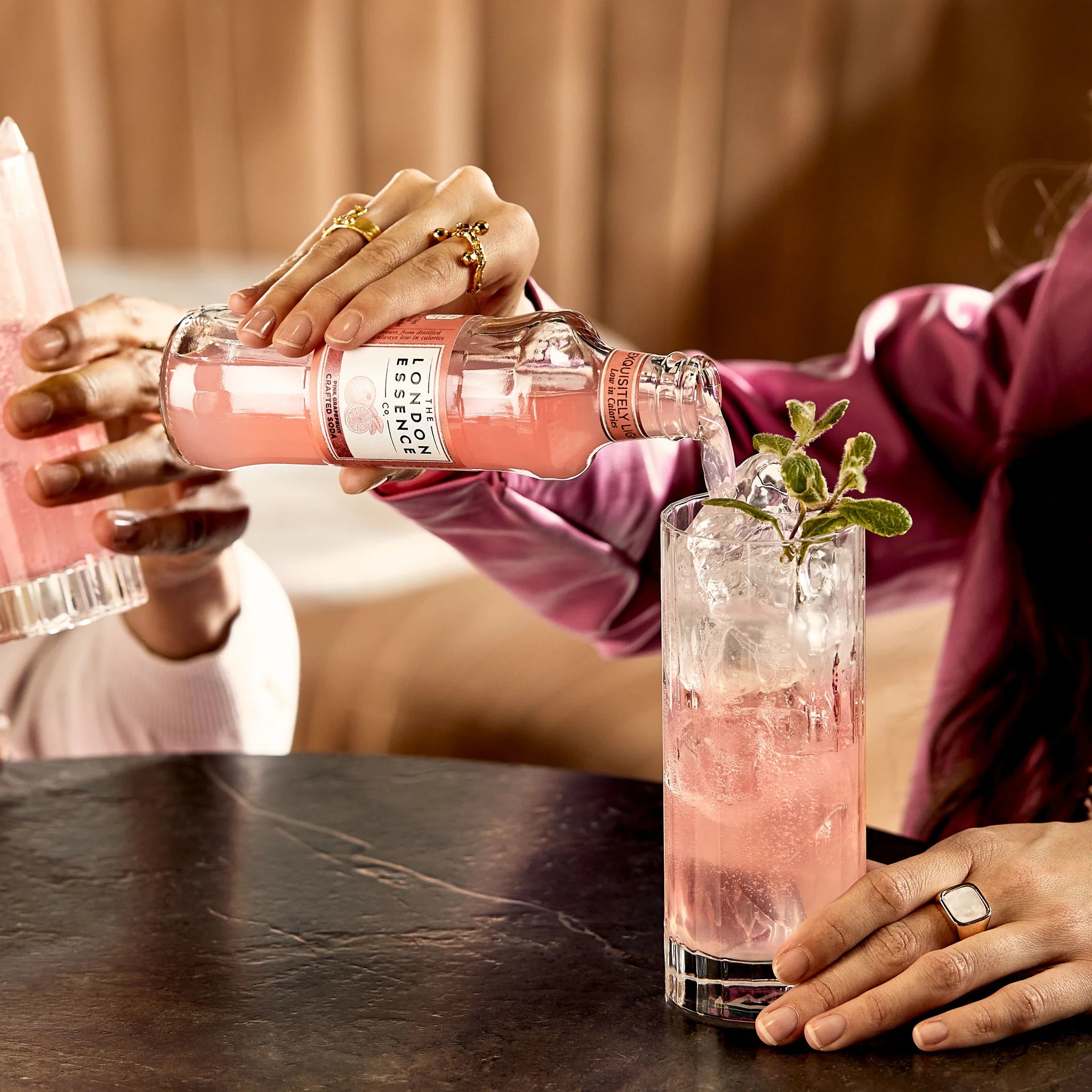 Soda | Pink & Grapefruit - Vegan, Low In Calorie, No Artificial Sweeteners - The London Essence - 200ml