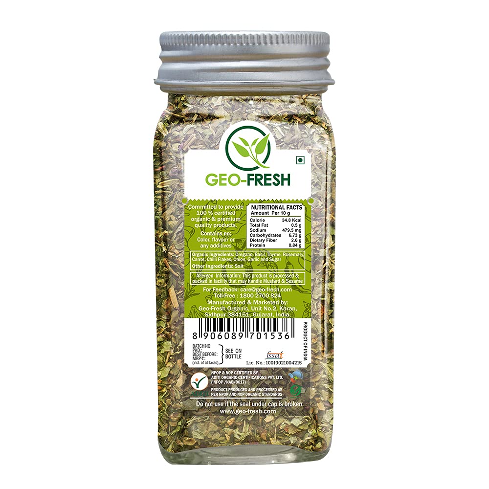 Salad Seasoning | USDA Organic - Geo-Fresh Organic - 30gm