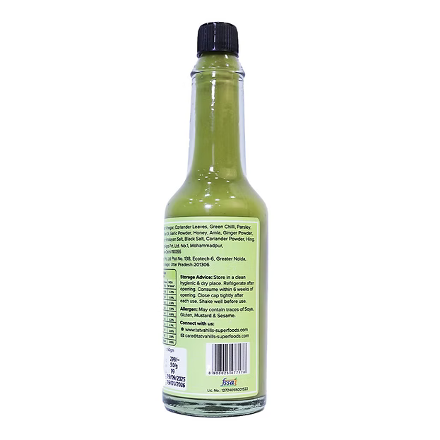 Sauce | INDYan Harita Sauce –Naturally Grown- No Added Preservatives & Additives Free – Tatva Hills – 60gm