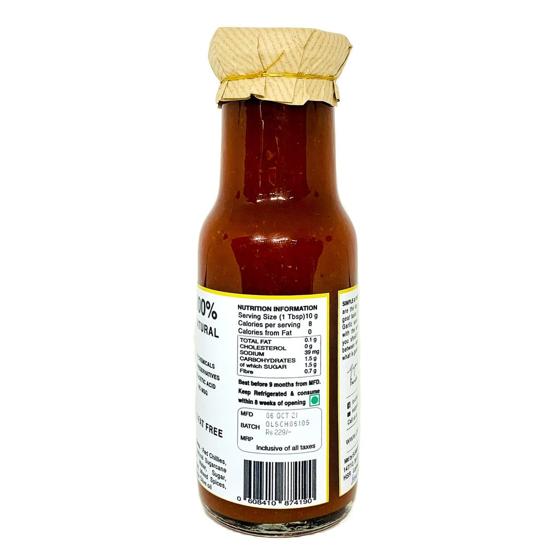 Schezwan Sweet Chilli Garlic Sauce – Orchard Lane – 225gm