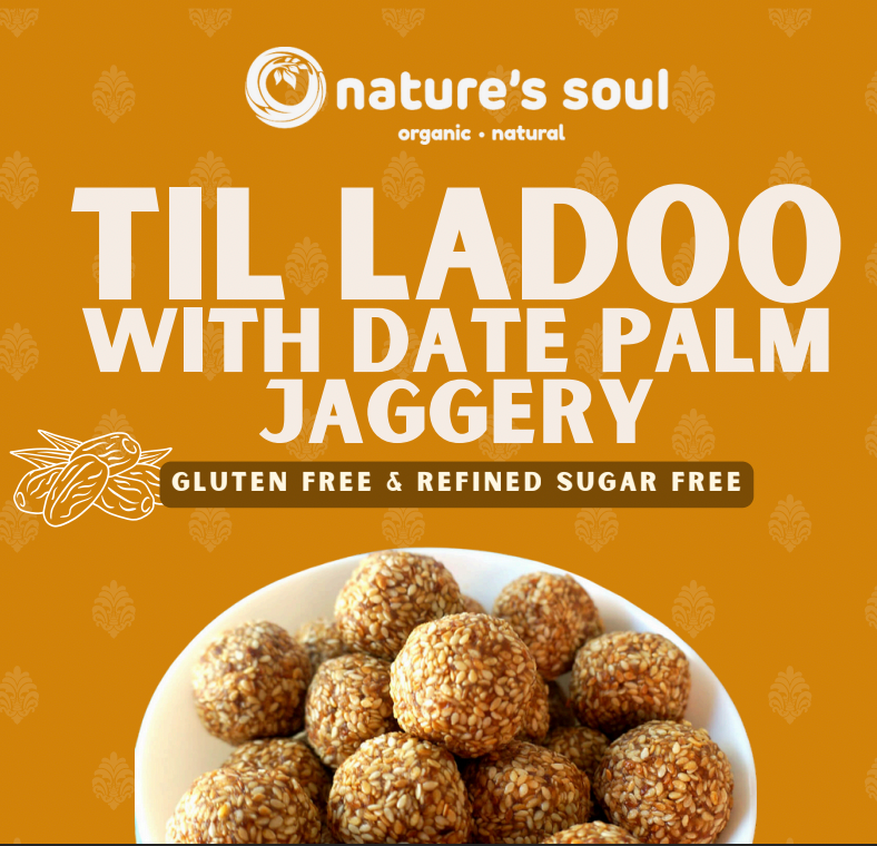 Ladoo | Til Ladoo With Date Palm Jaggery - Gluten Free & Refined Sugar Free - 250gm
