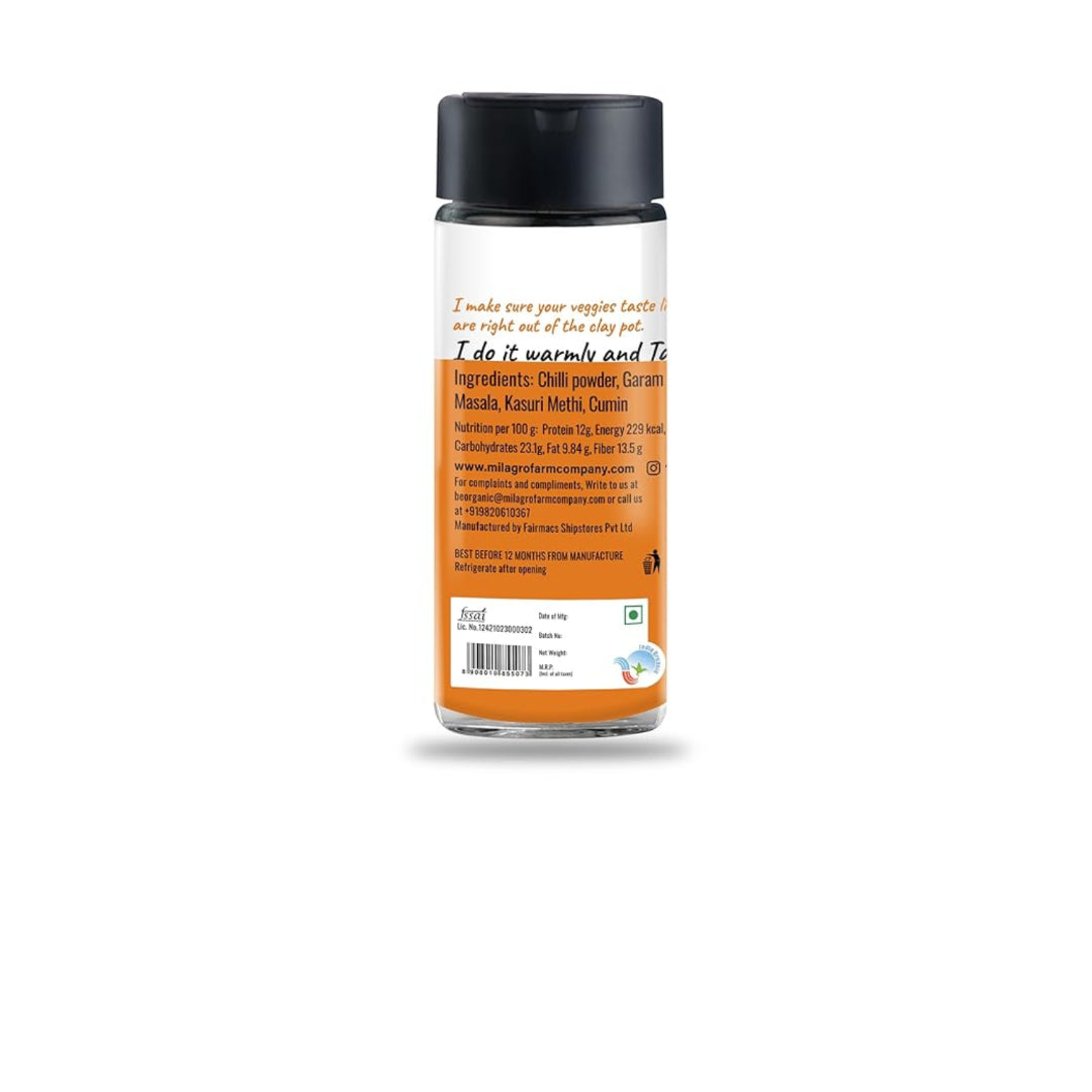 Seasoning | Tandoori – Organic – For Healthy And Organic Meal – Milagro Farm Co. – 70gm