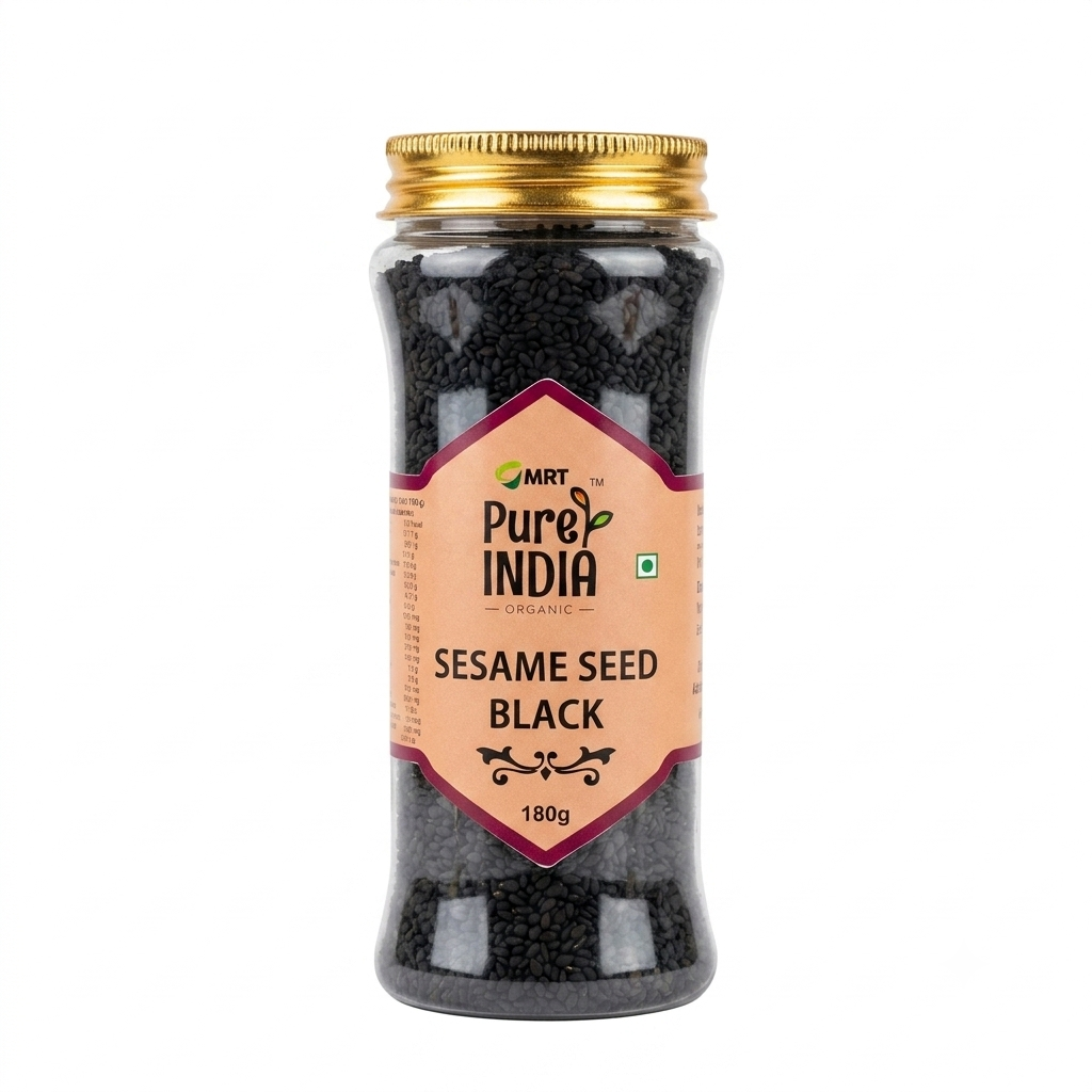Sesame Seed | Black – Organic – Mrt Organic – 180gm