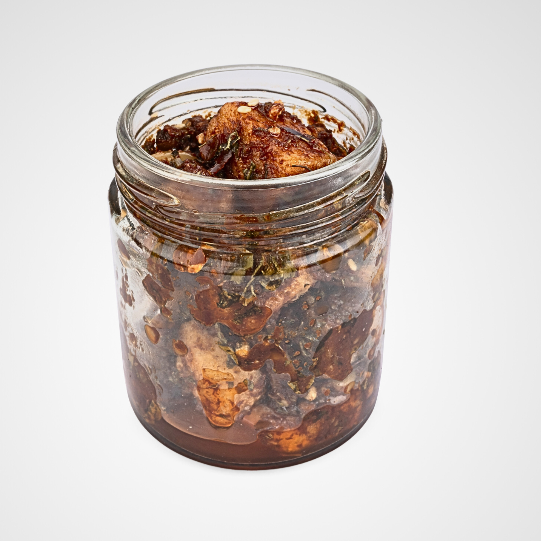 Smoked Chicken Pickle Continental Style - Fresh - Gluten Free - Made with Organic Ingredients - 160gm