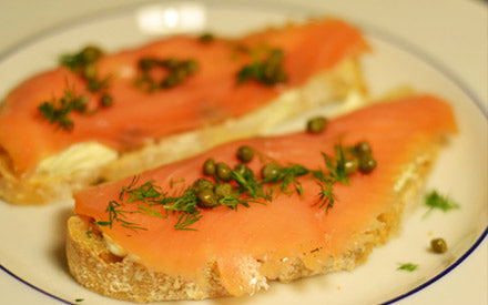 Salmon | Smoked Salmon (With Lemon & Dill) – No Antibiotics And Hormone Free – Caspian Caviar – 200gm