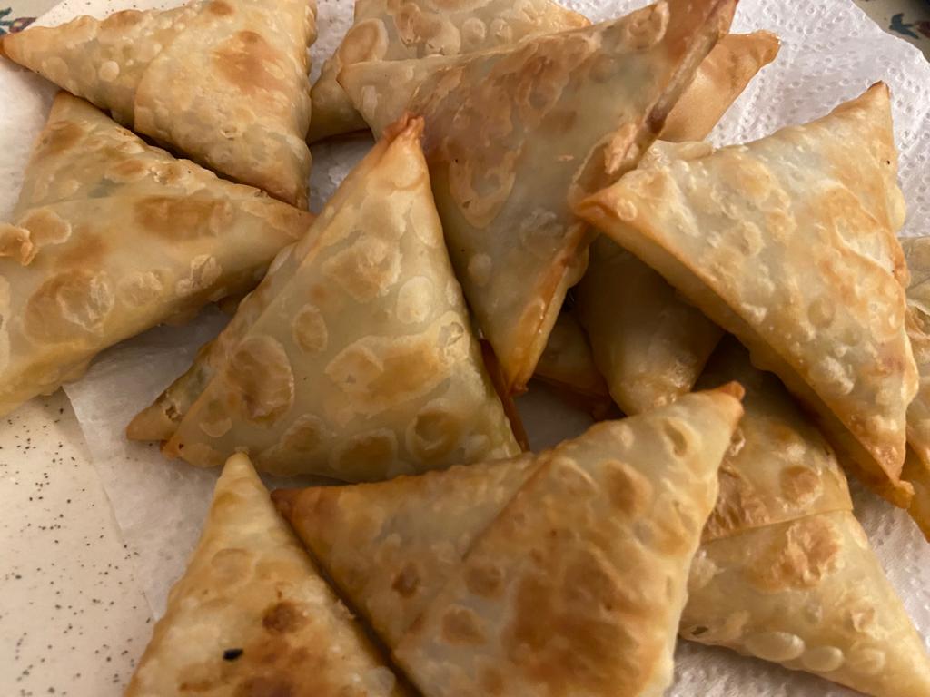 Whole Wheat Smoked Veg Keema Samosa - The Cook House - 10Pcs.