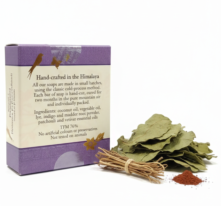 Soap| Precious Patchouli - Hand Crafted Luxury Bath Soap -No Artificial colours & Preservatives - SOS Organics - 100gm