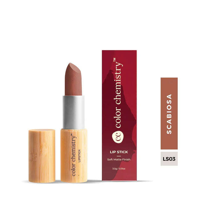 Lipstick | Soft Matte Finish – Color Chemistry – Clean Ingredients – Vegan, Cruelty Free & GMO Free – Juicy Chemistry – 3.5g