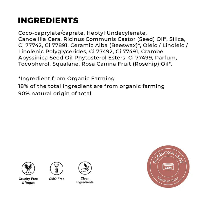 Lipstick | Soft Matte Finish – Color Chemistry – Clean Ingredients – Vegan, Cruelty Free & GMO Free – Juicy Chemistry – 3.5g