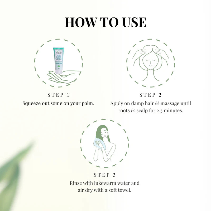 Soya Rich Triple Action Shampoo - Azafran Organics - 200gm