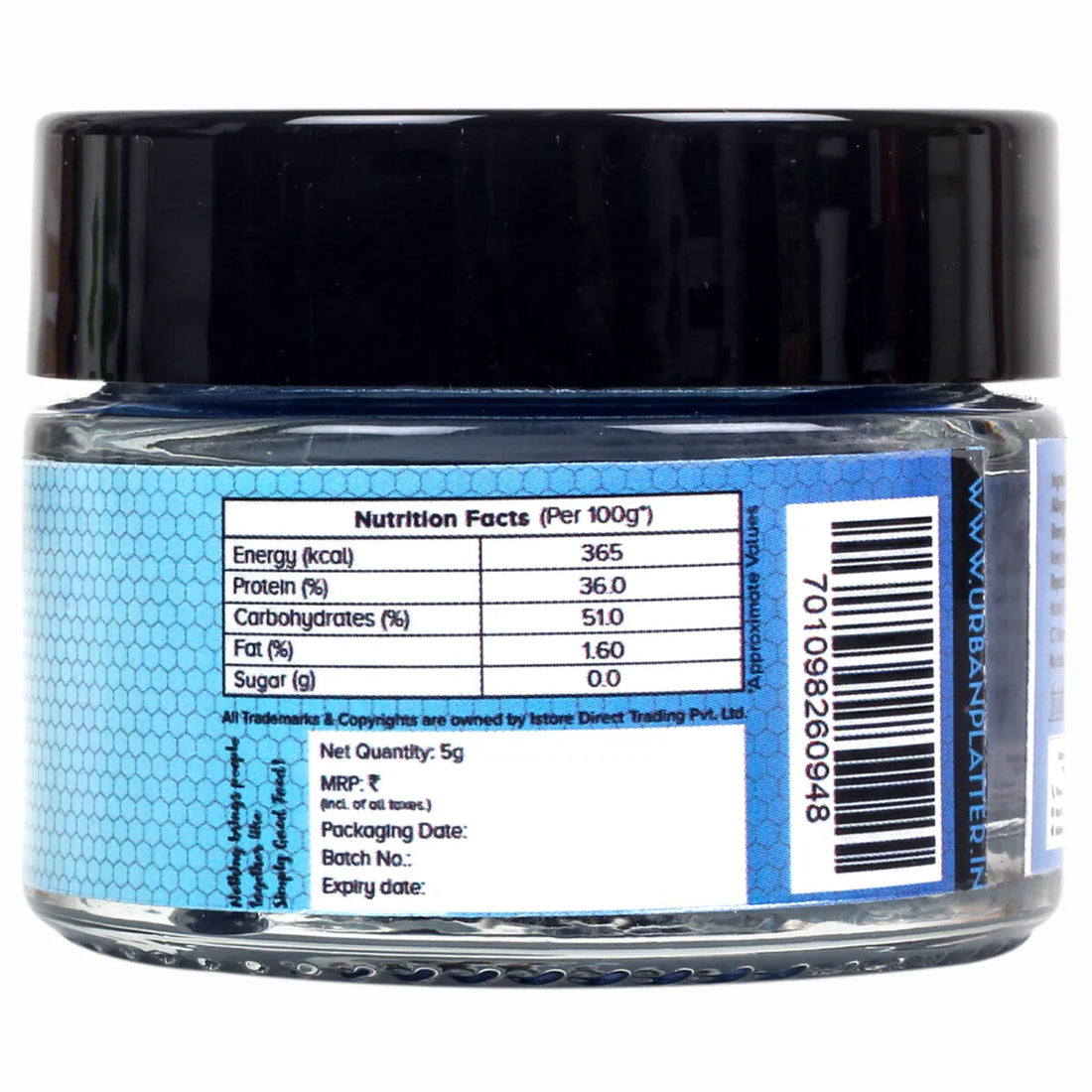 Spirulina Powder | Blue (Phycocyanin Extract) - Urban Platter - 5g