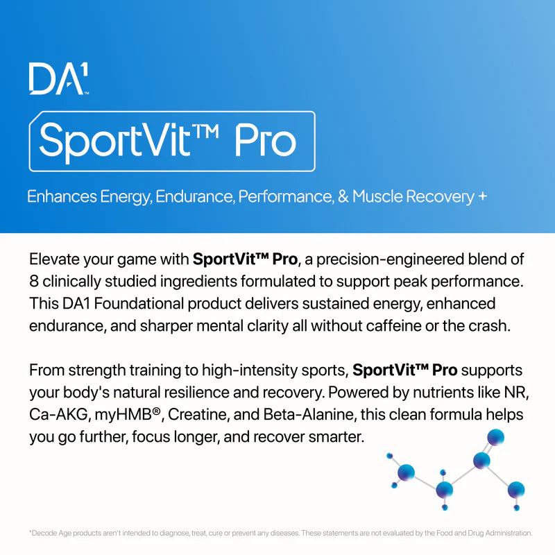 Pre Workout Powder | SportVit - Enhance Muscle Recovery, Energy, Performance & Endurance - Orange Flavour - Pre Workout Supplement - Caffeine free - Gluten Free, GMO Free, Sugar Free, Dairy Free - Decode Age - 175gm