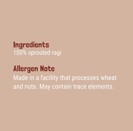 Sprouted Ragi Cereal for the Little Ones (First Food) – No Added Refined Sugar & No Salt – Slurrp Farm – 250gm