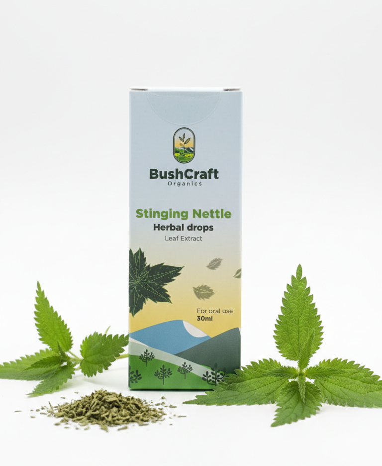 Stinging Nettle Herbal Drops Leaf Extract (Urtica dioica)-Alcohol Free Glycerin Herbal Concentrate - Relieves Allergy & Supports Joint Health-Balance Uric Acid Level -No Added Sugar, No Alcohol, No Artificial Additives - Bushcraft- 30ml