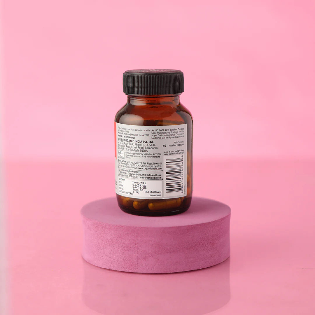 Sugar Balance – Healthy Insulin Response - Organic India – 60 Capsules