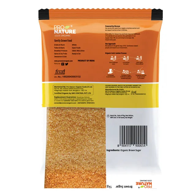 Sugar | Brown Sugar - Pro Nature - 1000gm