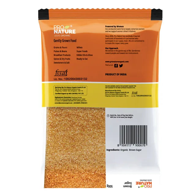 Sugar | Brown Sugar - Pro Nature - 500gm
