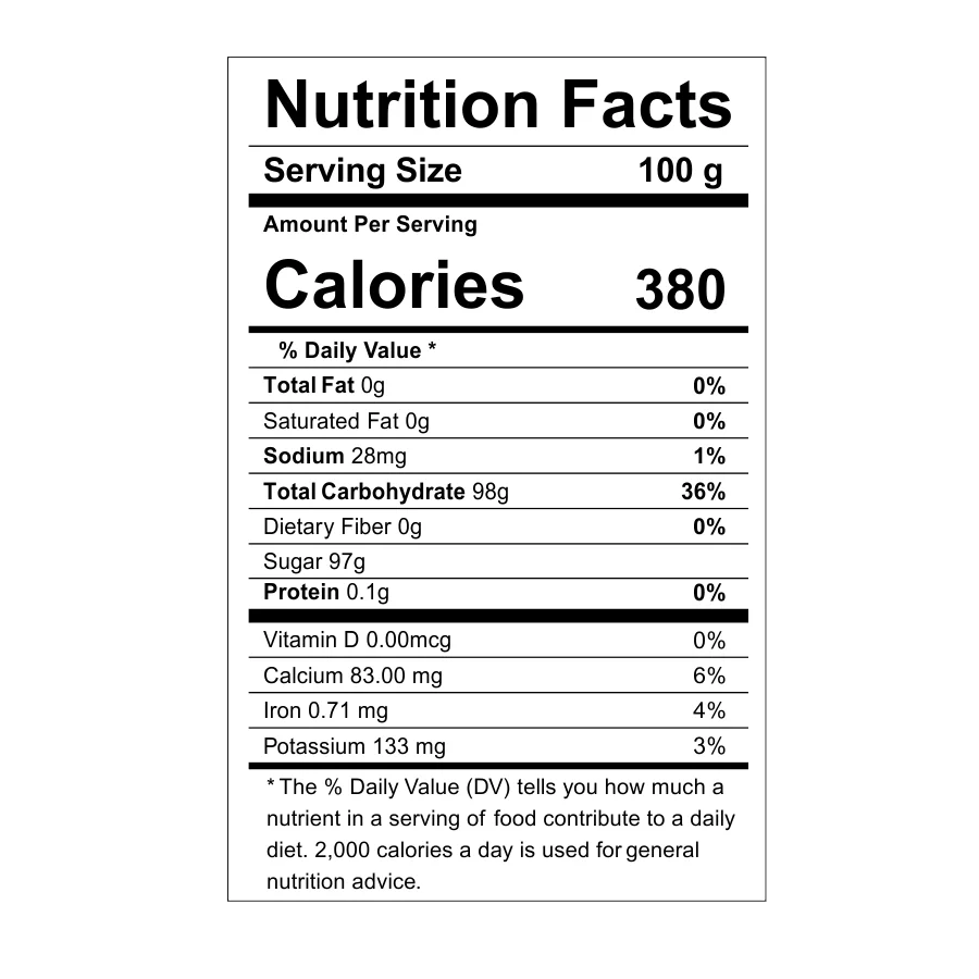 Sugar | Raw Sugar Unrefined - Just Organik – 1000gm