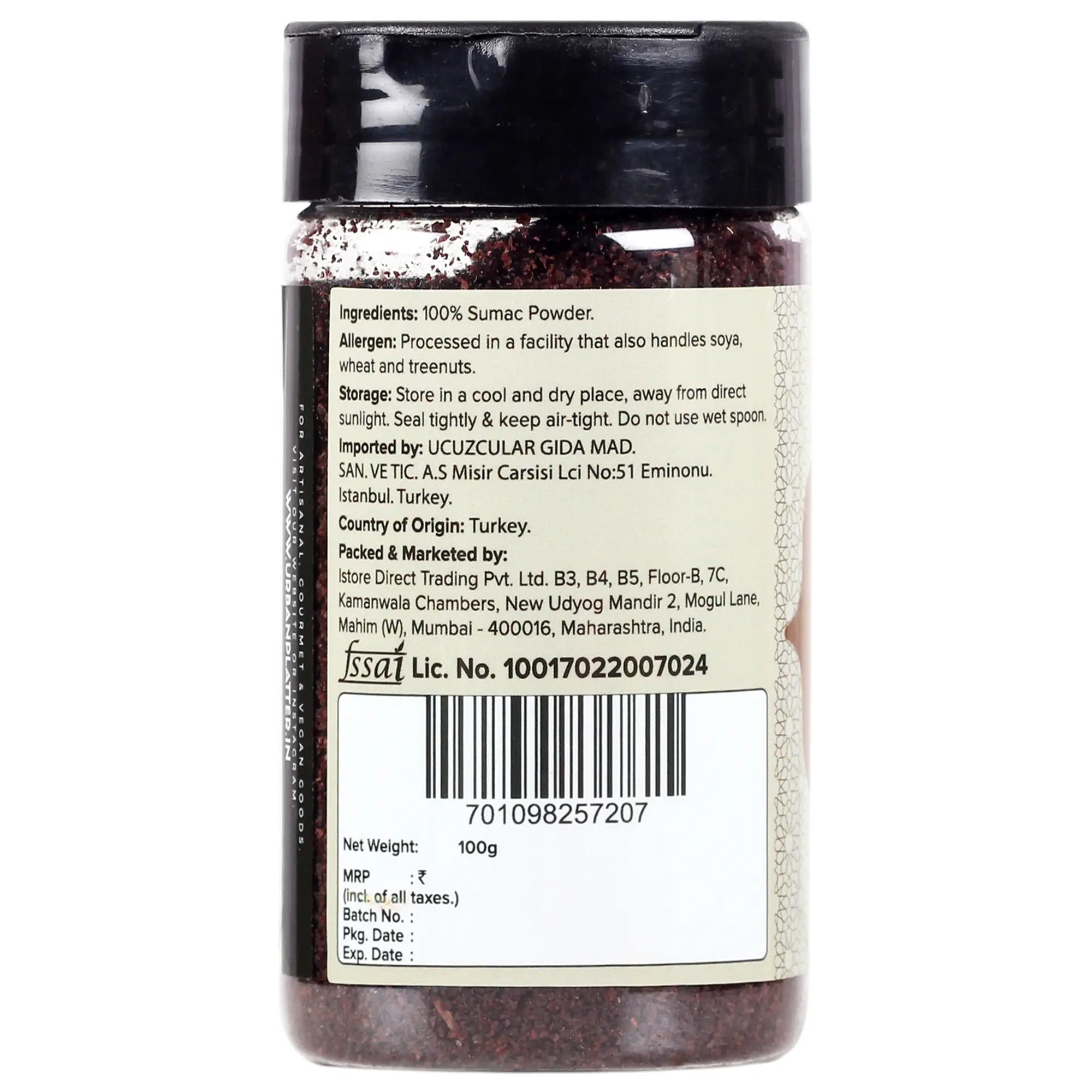 Sumac Powder – Urban Platter – 100gm