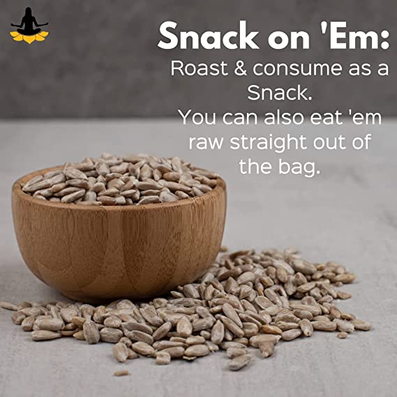 Sunflower Seed | Kernels (Dehydrated & Ozonated ) - Enhances Immune System, Helps Maintain Cholesterol Levels, Excellent Source Of Protein, Fiber & Minerals - Sattvic Food - 100gm