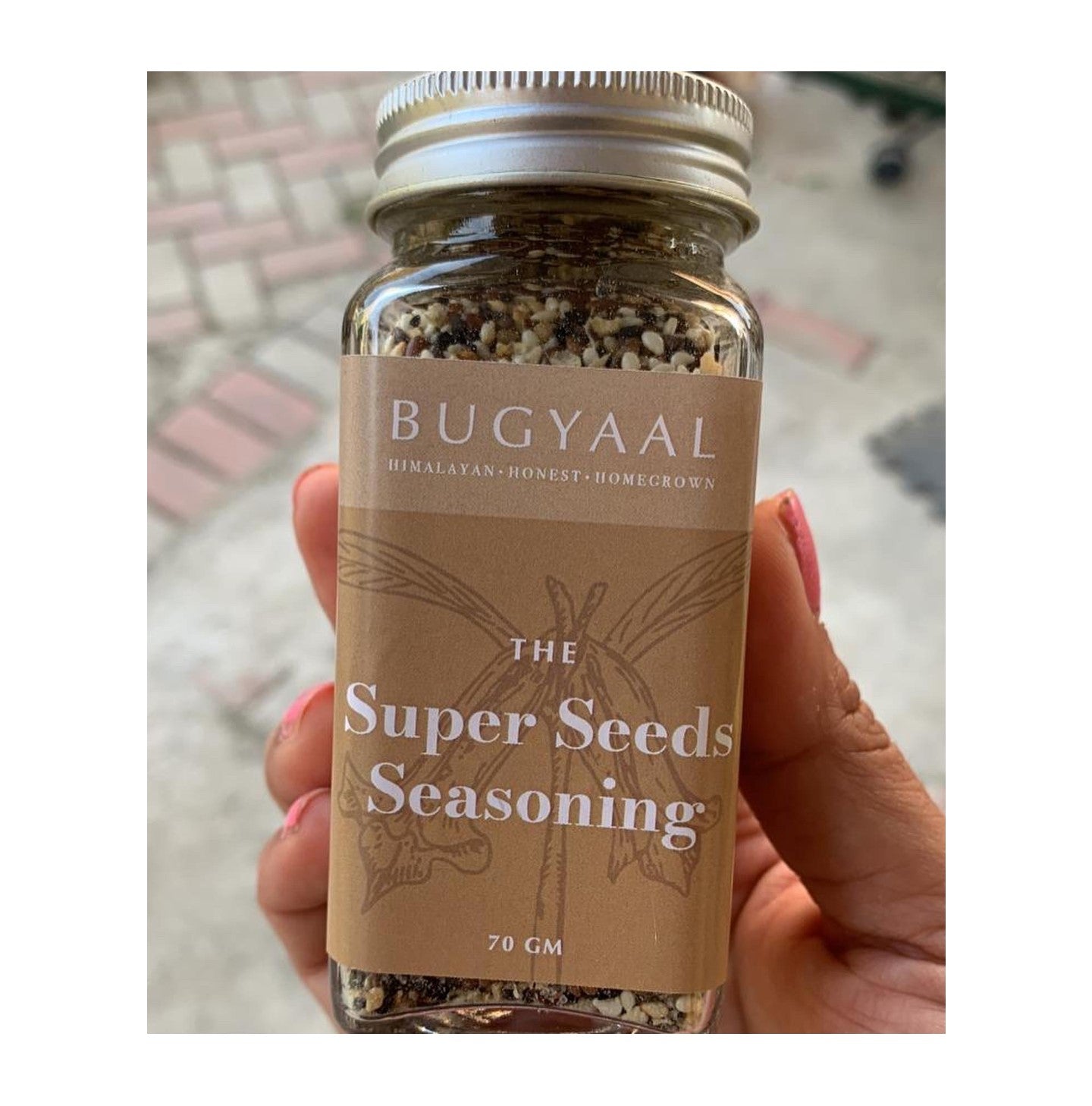 Super Seeds Seasoning - Natural - Indian - Good Source of Fibre - Bugyaal - 70gm