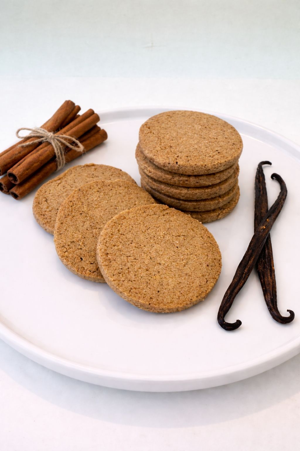 Cookies | Super Millet Vanilla Cinnamon Cookies - Vegan, Gluten Free & Refined Sugar Free - Nature&