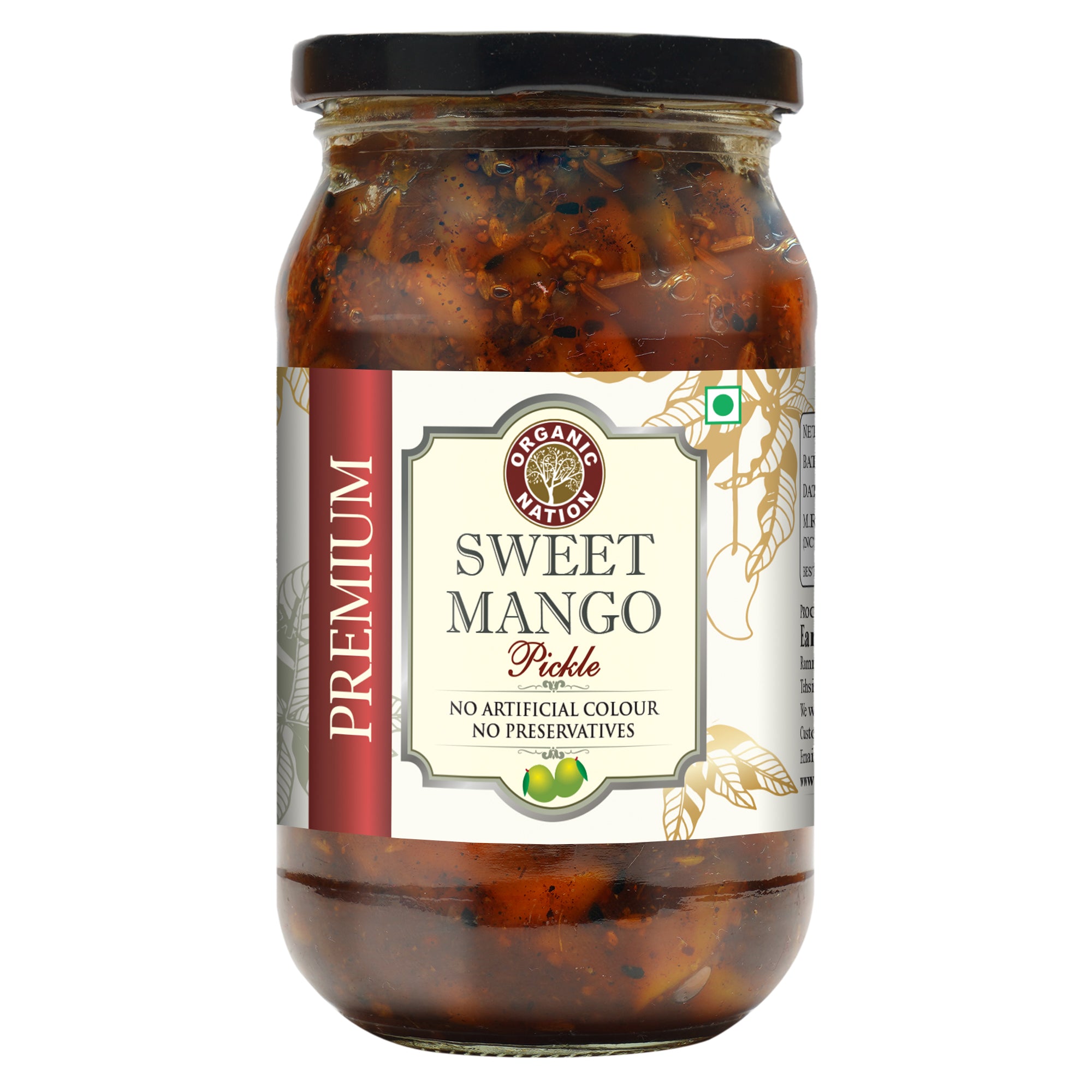 Mango Pickle | Sweet - Organic Nation - 400gm