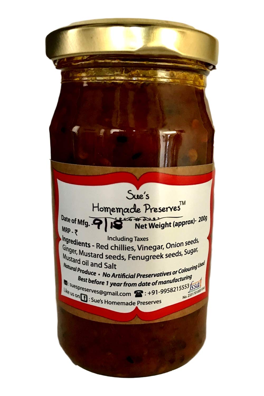 Hot Sweet Red Chilli - Sue&