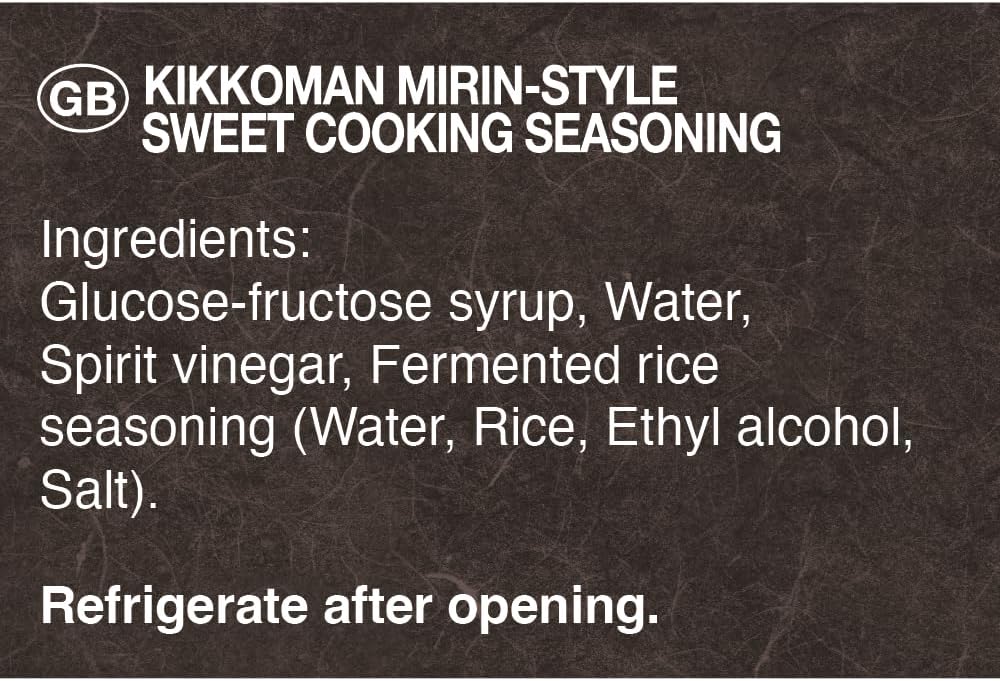 Mirin Fu | Sweet Cooking Seasoning - Ideal For Teriyaki - Vegan - Kikkoman - 125ml