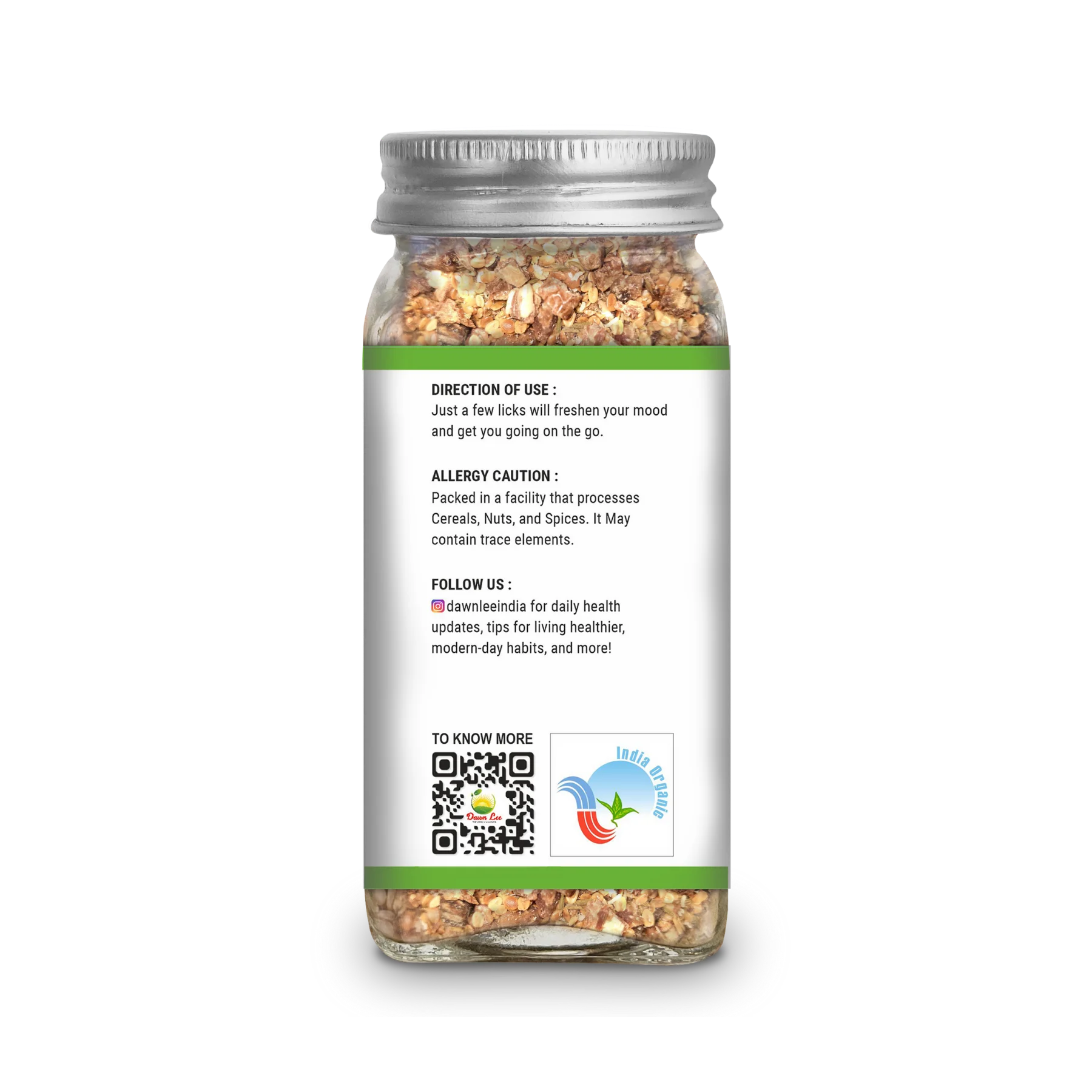 Mouth Freshener | Sweet Crunchy - Vegan, Mood Enhancer & Support Relief From Spicy Food Induced Stomach Irritation - Dawn Lee - 75gm