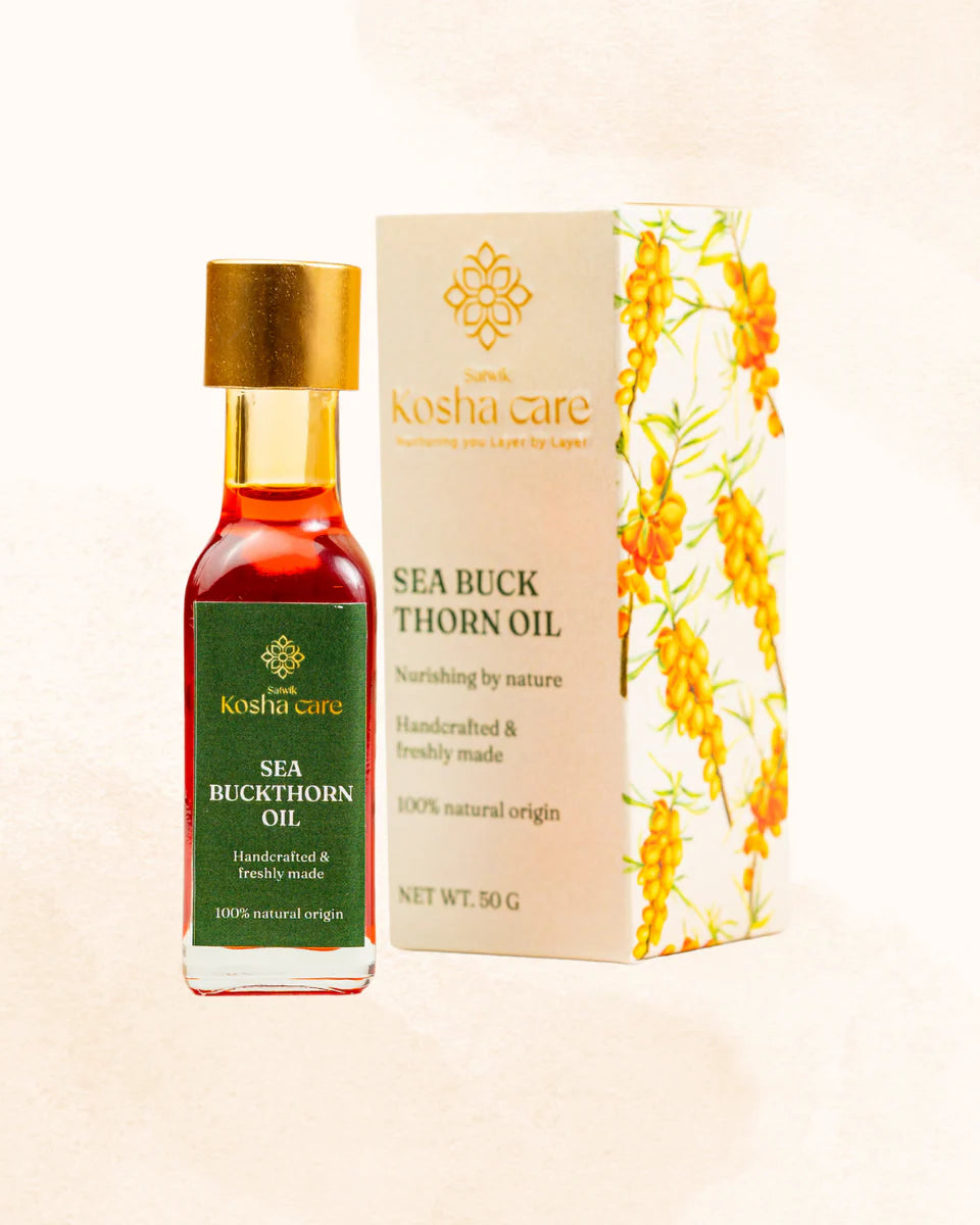 Oil | Sea Buck Thorn Oil - 100% Natural-No Preservative ,Cruelty-free -Jungle Harvest (Kosha Care) - 50ml