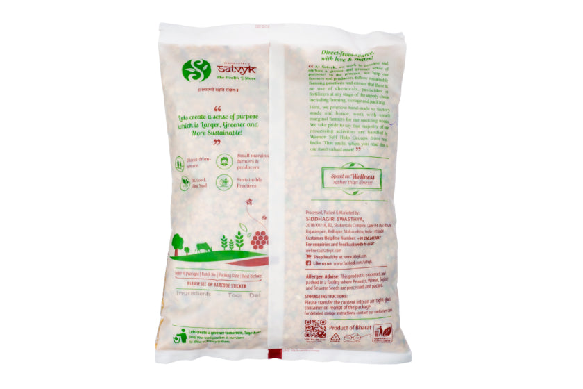 Toor Dal | Organic - Satvyk - 500gm