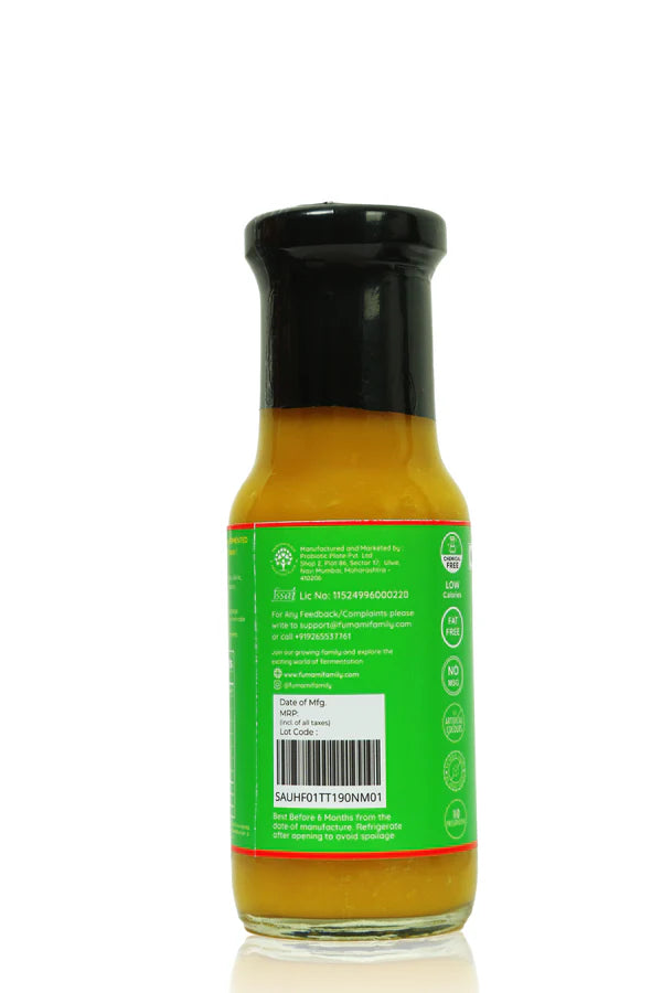Sauce | Tango Tau (Pineapple, Jalapeño & Garlic) - Fermented Hot Sauce - No Added Preservatives, No MSG, Sugar Free & No Artificial Colours - Fumami - 190gm