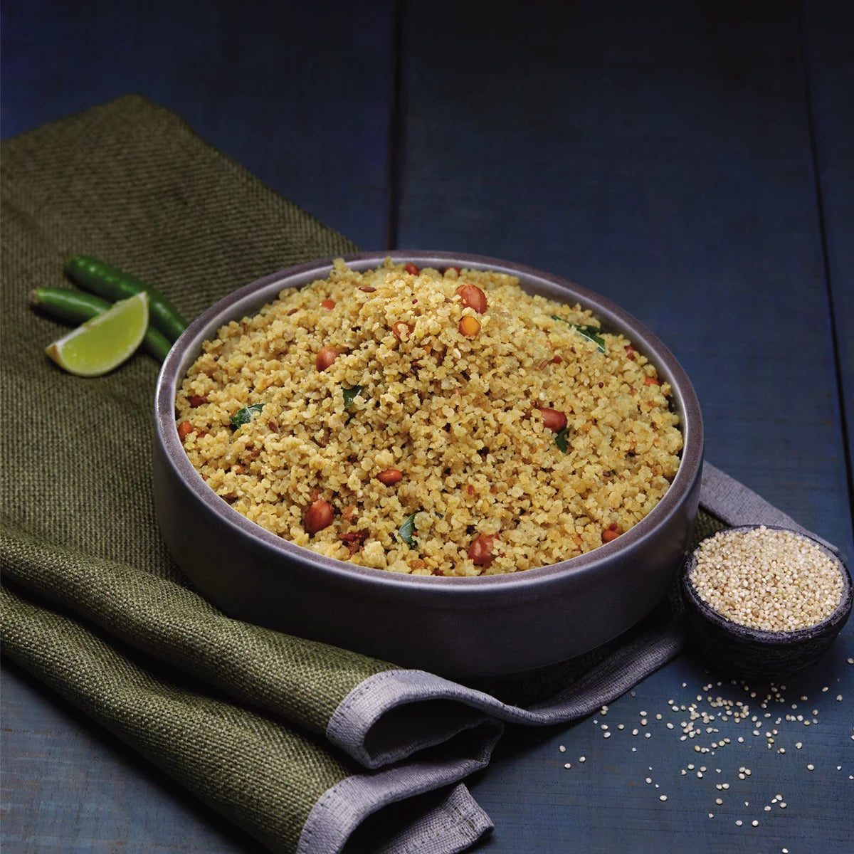 Tangy Poha - 60% Millet – Natural – Indian - Gluten Free, Rich Source Of Protein, Iron, Calcium & Trans Fat Free - TruMillets - 180gm
