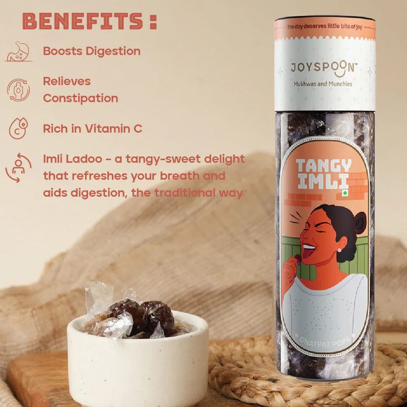 Mouth Freshener |Tangy Imli - Sweet, Sour & Totally Chatpata - High In Antioxidants, No Preservatives & No Artificial Flavour – Joyspoon – 150gm